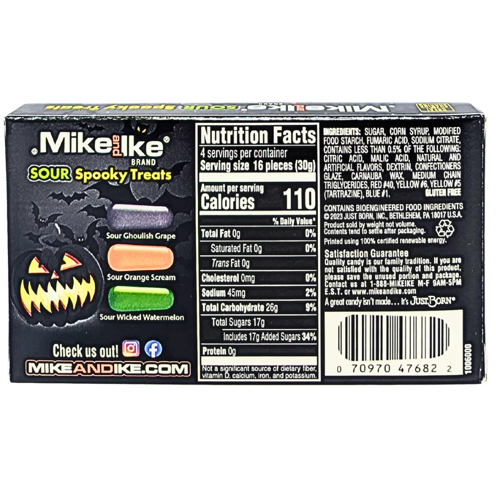 Mike and Ike Sour Spooky Treats