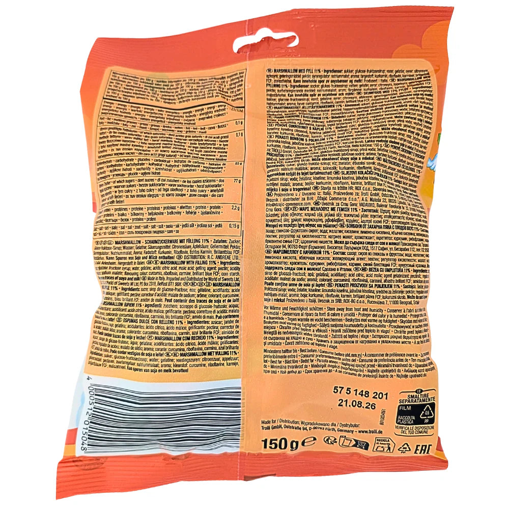 Trolli Peach Mallow Filled Marshmallow (Germany)