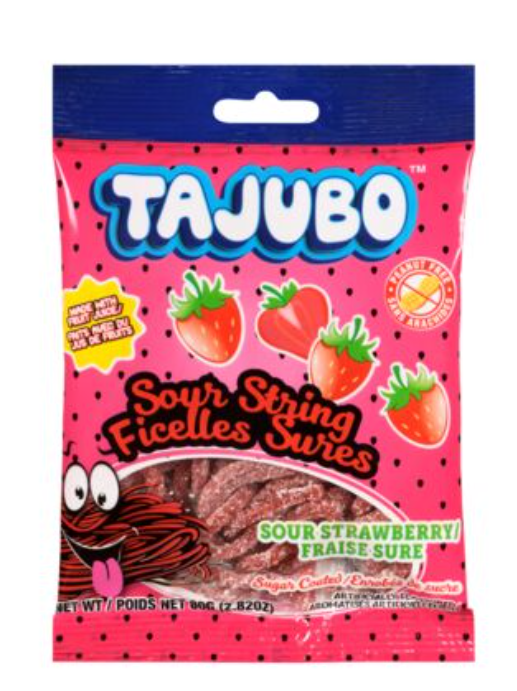 Tajubo Sour Strings - Strawberry