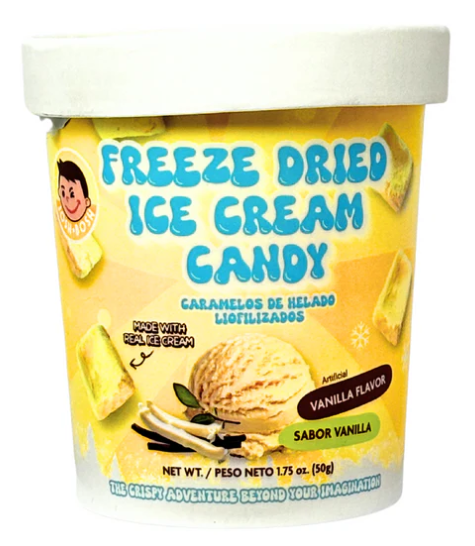 Josh Bosh Freeze Dried Vanilla Ice Cream 1.75oz