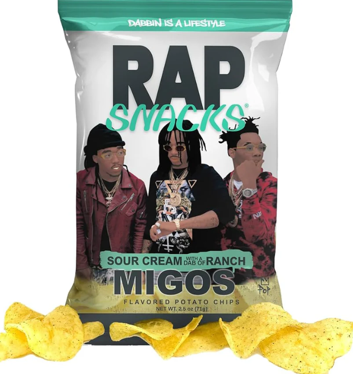 Rap Snacks - Migos Sour Cream with a Dab of Ranch