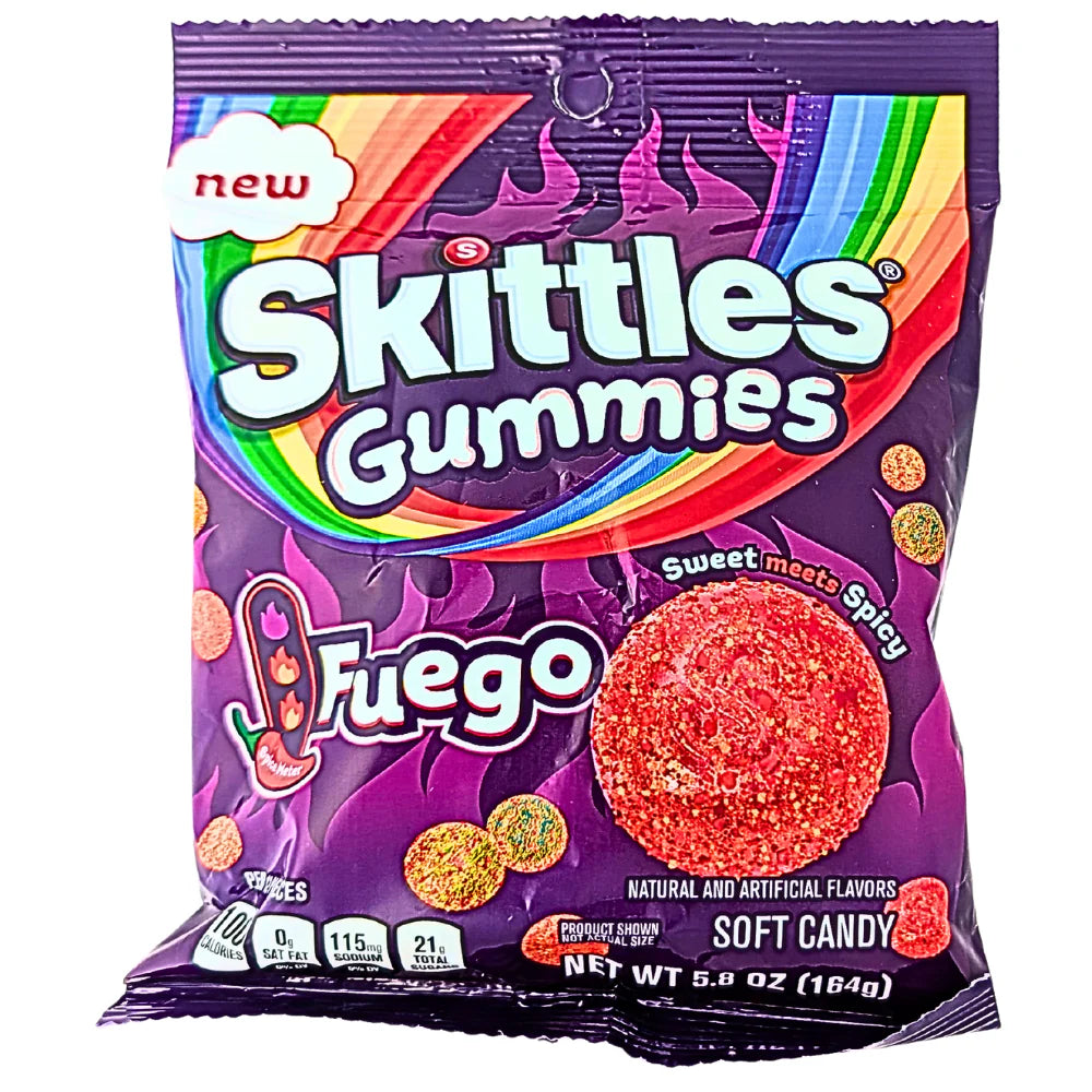 Skittles Gummies Fuego