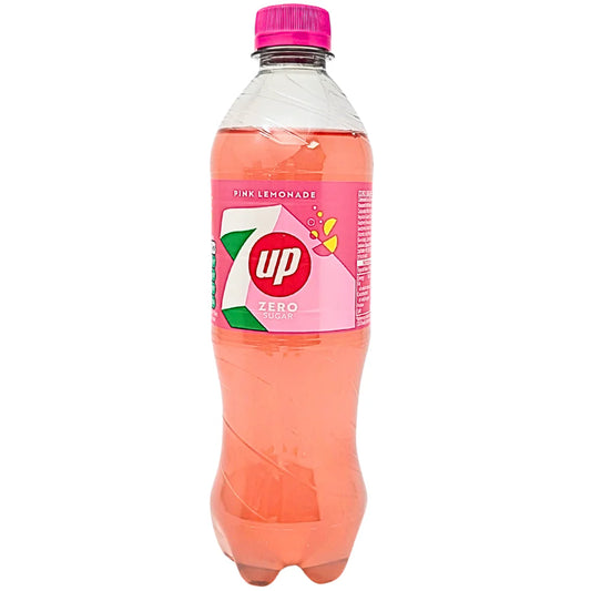 7UP Pink Lemonade 500mL (UK) Zero Sugar