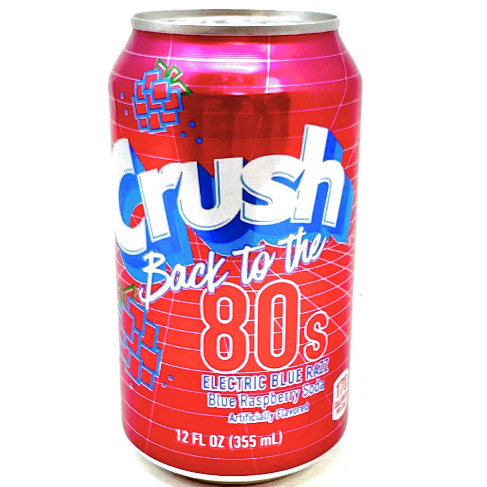 Crush Electric Blue Razz 355mL