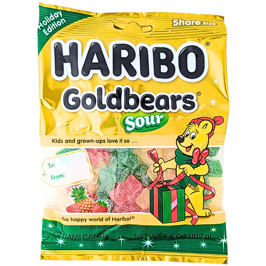 Haribo Sour Goldbears Holiday Edition