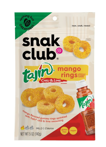 Snak Club Tajin Mango Rings