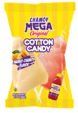 Chamoy Mega Original Cotton Candy - Mango