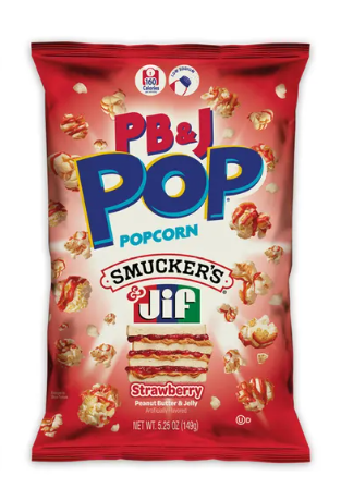PB&J Popcorn Smuckers & Jif - Strawberry