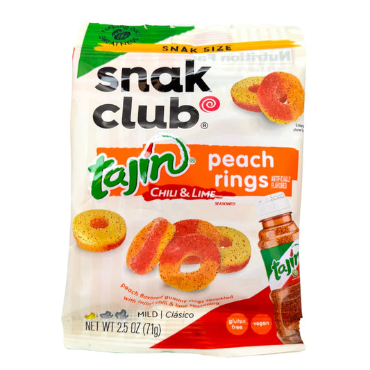 Snack Club Tajin Peach Rings