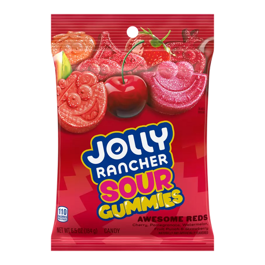 Jolly Rancher Gummies Sour Awesome Reds