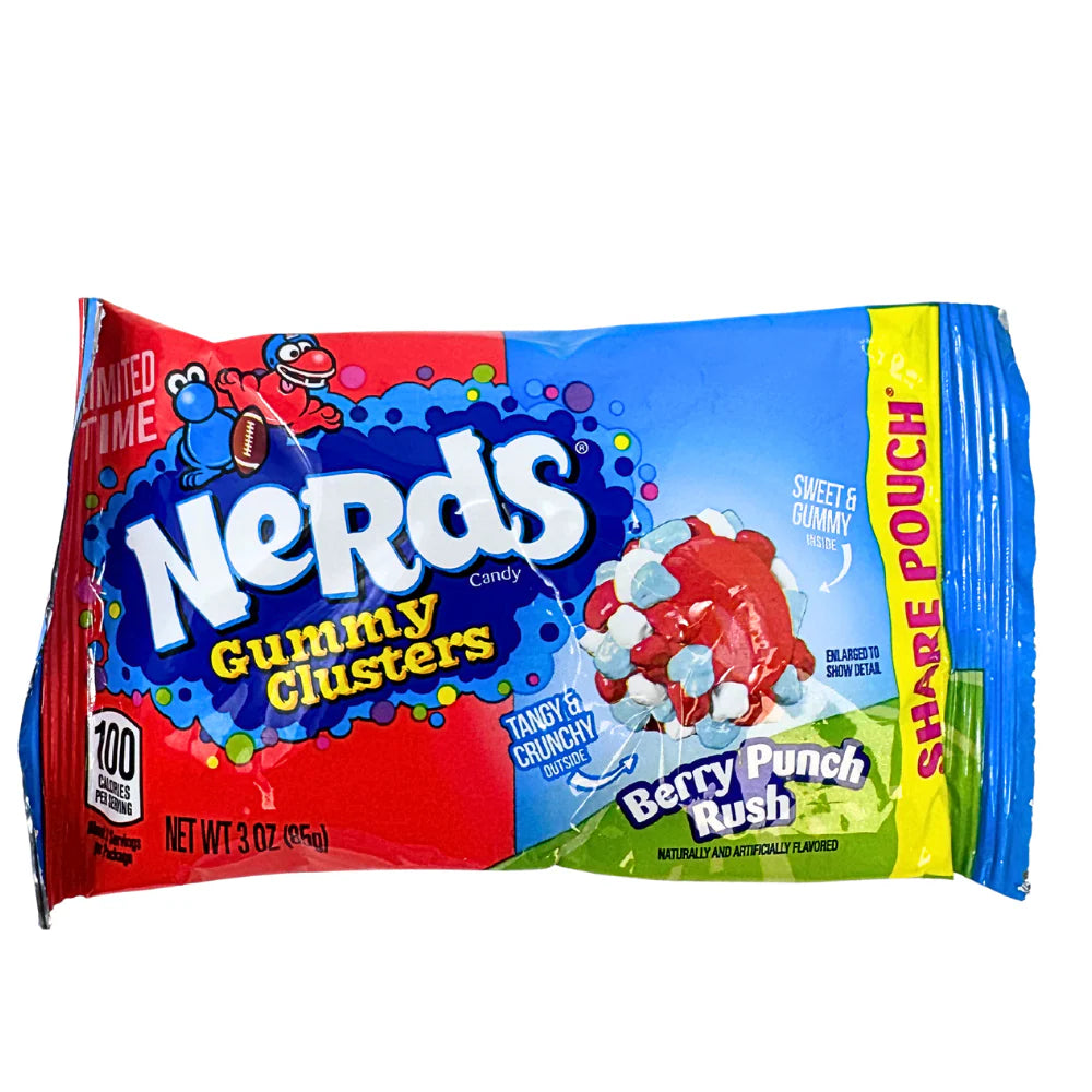 Nerds Gummy Clusters Berry Punch Rush 85g