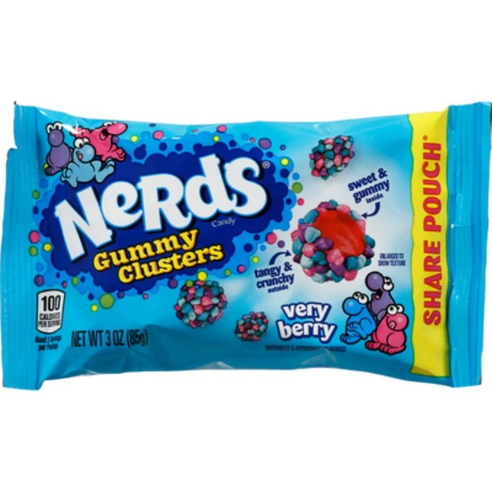 Nerds Gummy Clusters Very Berry 85g
