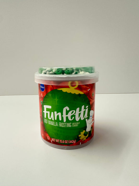 Funfetti - Red Vanilla Frosting