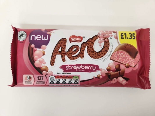 Aero - Strawberry Flavour (UK)